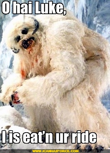  as part of you Tries to attack anyone who tries to make friends. Wampa